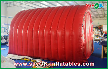 Khu lều bơm có mái vòm màu đỏ chống nước bơm không khí bơm đường hầm bơm với logo tùy chỉnh