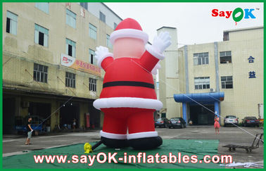 Ngoài trời khổng lồ Inflatable trang trí ngày lễ Inflatables Santa Claus cho Chrismas
