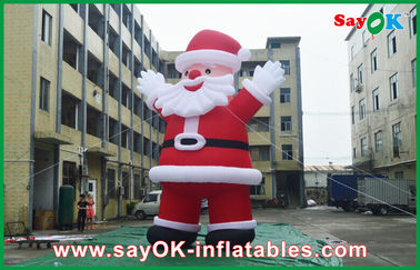Ngoài trời khổng lồ Inflatable trang trí ngày lễ Inflatables Santa Claus cho Chrismas