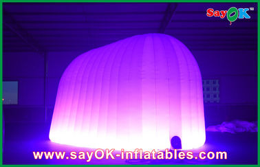 Đi ra ngoài Lều không khí Tiệc cưới Lều khí bơm hơi tròn 210D Vải Oxford có đèn LED