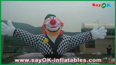 Tùy chỉnh Commericial Vivid Inflatable Clown Mascots Với Logo In ấn