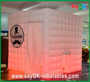 Funny Photo Booth Props Triển lãm Inflatable Photo Booth Enclousre Portable Led Cube Led Lighting