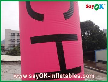 Inflatable Wiggle Man Logo tùy chỉnh Vũ công không khí bơm hơi bền Pink Waving Man để khai mạc sự kiện