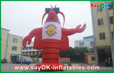 Lễ hội Red Inflatable nhân vật hoạt hình 420D Oxford vải