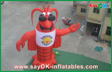 Lễ hội Red Inflatable nhân vật hoạt hình 420D Oxford vải