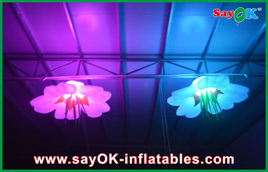 Đảng Inflatable chiếu sáng trang trí màu da cam / xanh tùy chỉnh