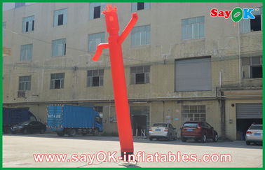 Inflatable Waving Man Orange 5m Inflatable Dancing Man / Dancing Balloon Man Tùy chỉnh