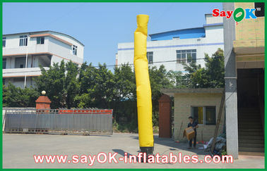 Inflatable Stick Man Yellow Inflatable Guy, Quảng cáo Air Dancers Inflatables