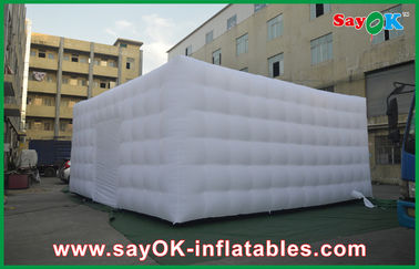 Lều bơm hơi lớn Di động bằng vải nylon trắng khổng lồ Lều không khí bơm hơi, kênh 3m