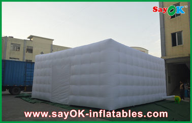 Lều bơm hơi lớn Di động bằng vải nylon trắng khổng lồ Lều không khí bơm hơi, kênh 3m