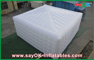 Lều cube bơm không khí Lều bơm được tùy chỉnh Big White Go Outdoors Lều bơm có cửa