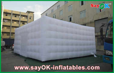 Lều cube bơm không khí Lều bơm được tùy chỉnh Big White Go Outdoors Lều bơm có cửa