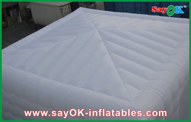 Lều cube bơm không khí Lều bơm được tùy chỉnh Big White Go Outdoors Lều bơm có cửa