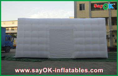 Lều cube bơm không khí Lều bơm được tùy chỉnh Big White Go Outdoors Lều bơm có cửa