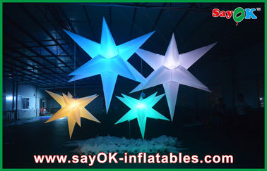 Đầy màu sắc Inflatable chiếu sáng trang trí tổ chức sự kiện Inflatable Led Star