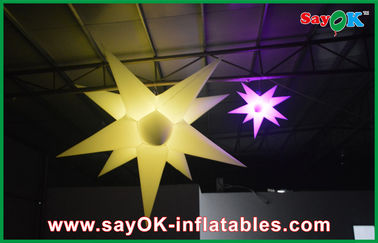 Trang trí bên trong nhà Inflatable Led sao quảng cáo sao bóng với ánh sáng Led