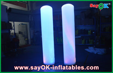 Chiếu sáng ống trụ cột Tuỳ Inflatable Quảng cáo Inflatable Cột 2m Chiều cao