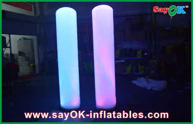 Chiếu sáng ống trụ cột Tuỳ Inflatable Quảng cáo Inflatable Cột 2m Chiều cao