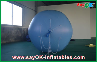 0.18mm 1.5m xanh PVC Outerdoor Inflatable quảng cáo Balloon Với Logo in cho tổ chức sự kiện