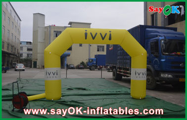 Trang trí vòm đám cưới CE / UL Blower Custom Inflatable Arch Chất liệu PVC chống nước