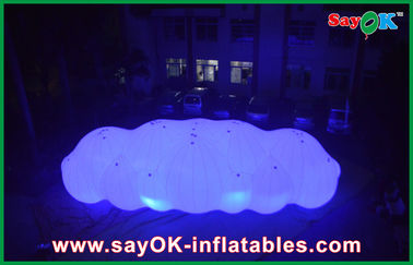 12m Long Giant Inflatable Balloon LED Helium Cloud Với Với 0.2mm PVC Đối với tổ chức sự kiện