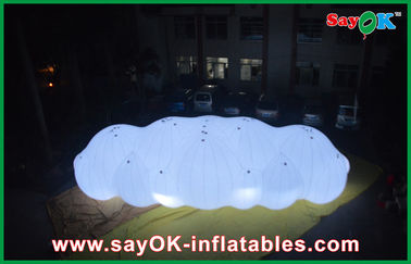 12m Long Giant Inflatable Balloon LED Helium Cloud Với Với 0.2mm PVC Đối với tổ chức sự kiện