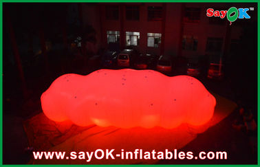 Trang trí LED lớn Inflatable Helium Mây bóng 0.18mm Vật liệu PVC cho quảng cáo