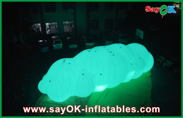 Trang trí LED lớn Inflatable Helium Mây bóng 0.18mm Vật liệu PVC cho quảng cáo