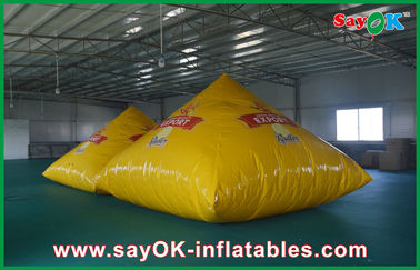 Vàng 2m Tuỳ Inflatable Sản phẩm Kim tự tháp Với 0.4mm PVC cho quảng cáo