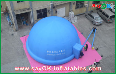 Kỹ thuật số Blue Inflatable Planetarium Đối với Dạy / Xem Phim
