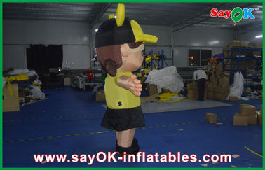 Mô phỏng thiết kế 3D nhân vật hoạt hình inflatable in logo cho ngoài trời