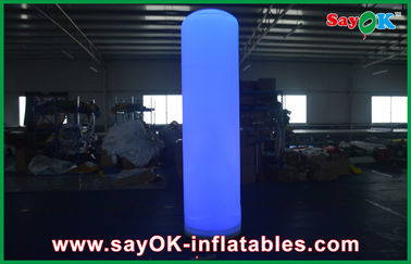 Tùy chỉnh màu hồng Inflatable chiếu sáng trang trí 4m đèn cực cho sự kiện
