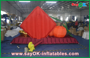 Red Lucky New Year Lễ hội lớn Sản phẩm Inflatable 210D Oxford Vải cho sự kiện