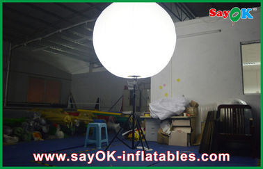 Đứng trắng Inflatable chiếu sáng trang trí Air Balloons Đối với quảng cáo của doanh nghiệp