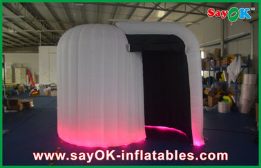Inflatable Led Photo Booth Inflatable Photobooth trong nhà, Custom Made White Inflatable Cube Tent