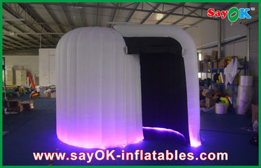 Inflatable Photo Studio Snail Folding Photo Booth LED chống nước cho doanh nghiệp cho thuê