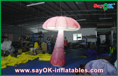 Indoor Inflatable chiếu sáng trang trí 2M nấm giai đoạn cho quảng cáo