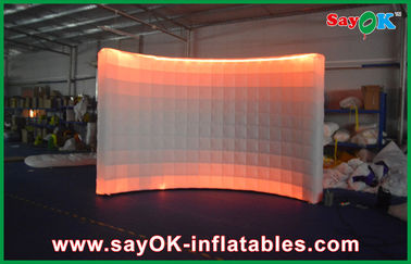 Inflatable Photo Studio Business Photo Booth Lều Inflatable Outdoor Light Air Wall With LED