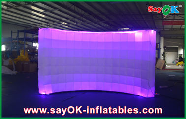 Inflatable Photo Studio 12 Led Air Light Tường bơm hơi In kỹ thuật số Điều khiển từ xa 3x1.5x2 M