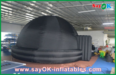 Giáo dục Điện thoại di động Planetarium Inflatable Black Air Dome Đường kính 5m