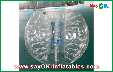 Trò chơi thể thao bơm hơi trong suốt 1.2m Con người Inflatable Bumper Bubble Ball cho trẻ em