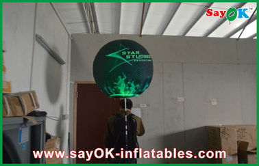 Bền Tripod Bóng Inflatable Chiếu Sáng Trang Trí, In Ấn Led Inflatable Quảng Cáo Balloon