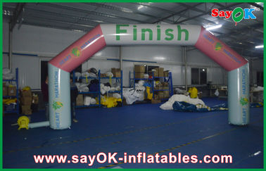 Trang trí vòm đám cưới PVC Inflatable Arch Fishish Line Quảng cáo Arch không thấm nước Tùy chỉnh