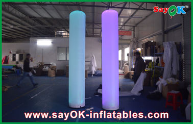 3m cao dẫn ánh sáng inflatable sân trang trí đám cưới sử dụng màu xanh lá cây