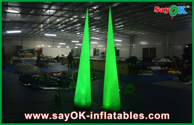 3m bên inflatable chiếu sáng trang trí dẫn ánh sáng giao thông nón nylon vải