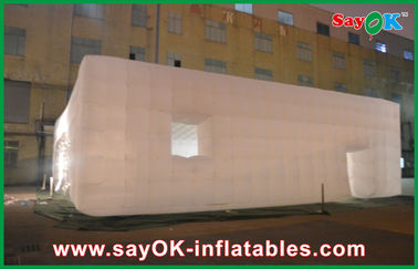 Hộp đêm bơm hơi OEM Led Cube Lều khí bơm hơi khổng lồ cho hội chợ, 14 X 14m