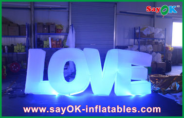 Giant Letter Lighted Love Sign Số Đối với quảng cáo / Đảng