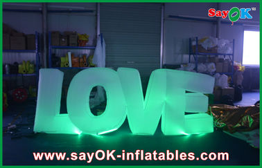 Giant Letter Lighted Love Sign Số Đối với quảng cáo / Đảng