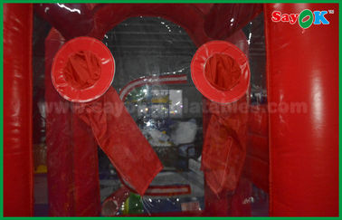 Customized Red Inflatable tiền hộp máy trò chơi Oxford vải