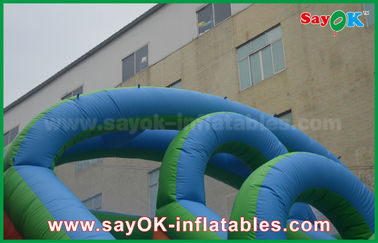 Kid dành cho người lớn lâu đài bouncy inflatable thư bị trả lại nhảy trượt nước